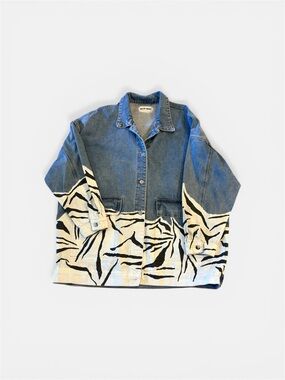 Wren + Glory Hand Painted Denim Jacket | One Size |